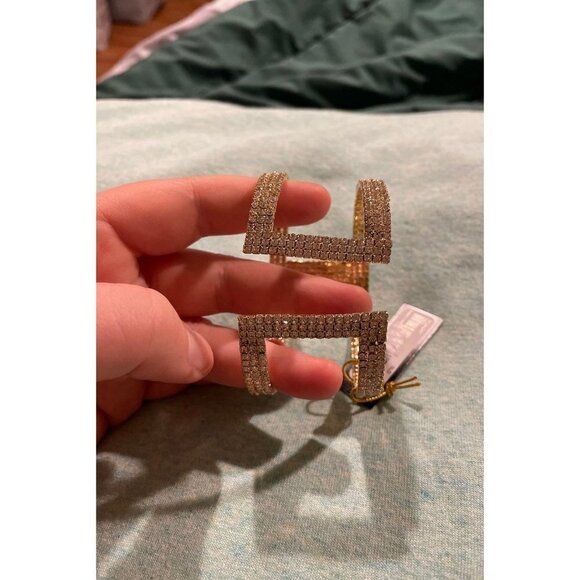 Bebe Rhinestone Bracelet - Picture 2 of 5